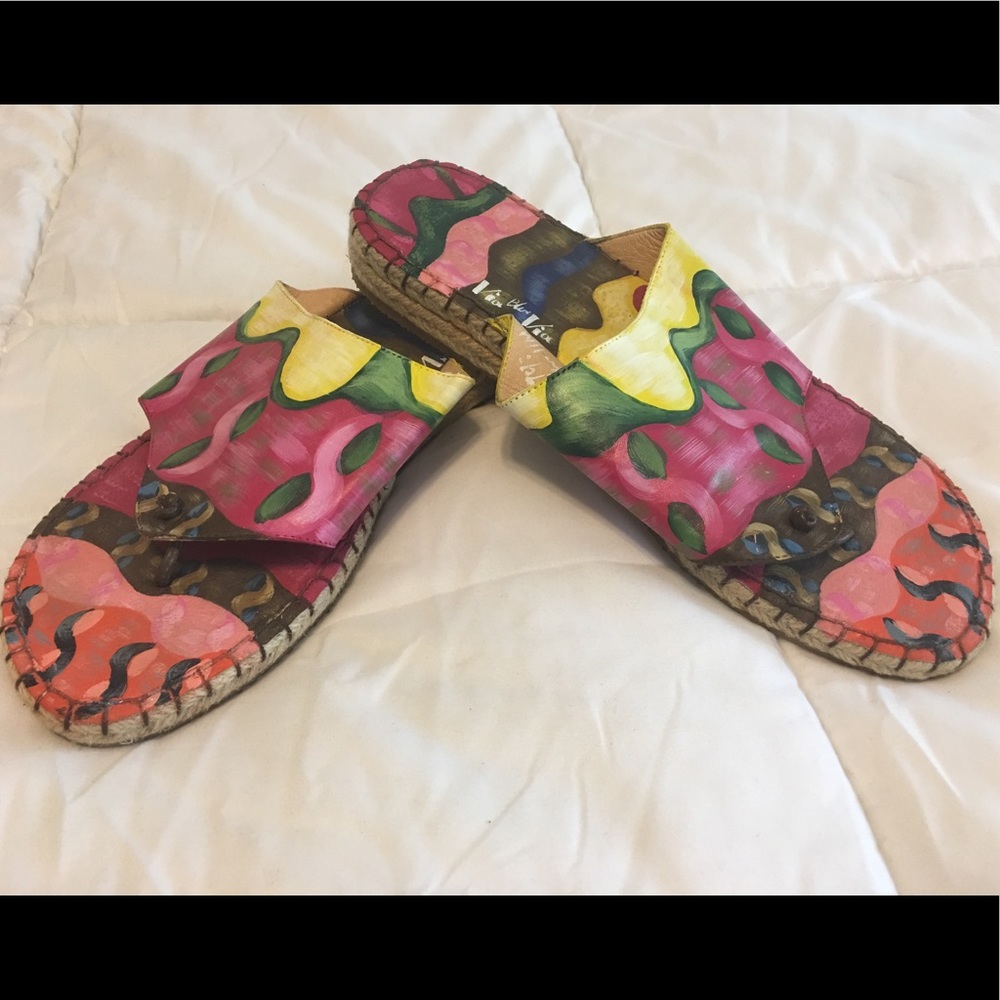 Hand painted Sandals